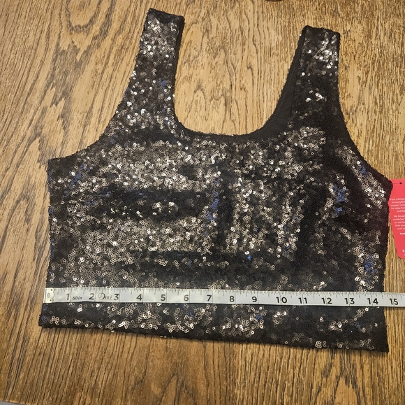 Commando sequin crop Top size Large - Picture 11 of 12